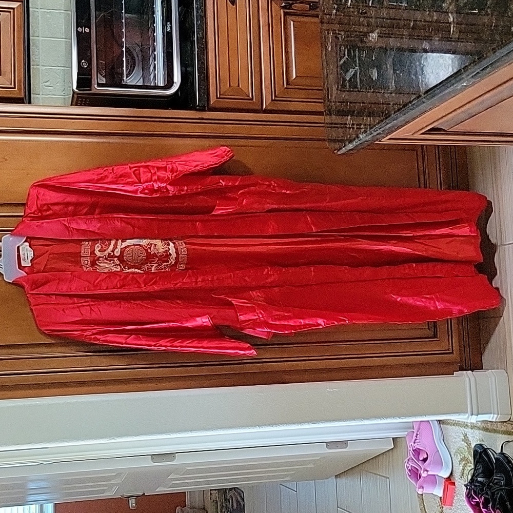 Silk robe
